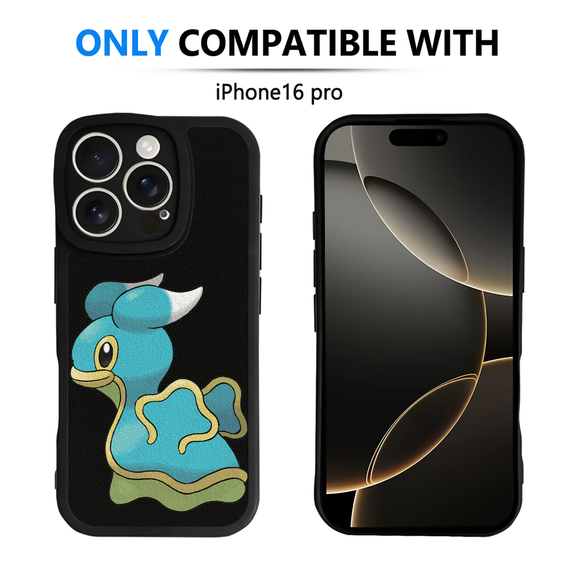 （画像用） ポケットモンスター Pokémon 【iPhone 16シリーズ対応】シリコンスマホケース（レザー調） 材質：シリコン
